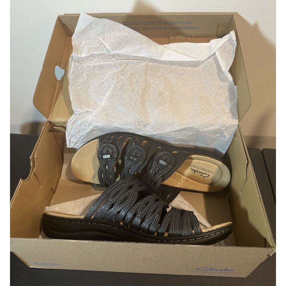 NIB Clarks Laurieann Ruby Women's Size 10 M Black… - image 7